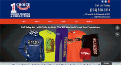 Desktop Screenshot of 1stchoiceactivewear.com